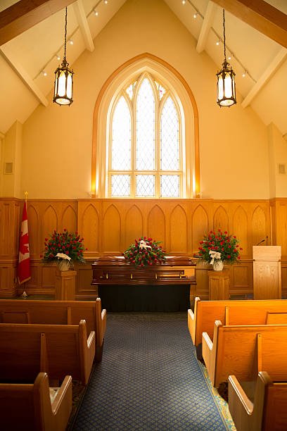 Front view of the funeral home